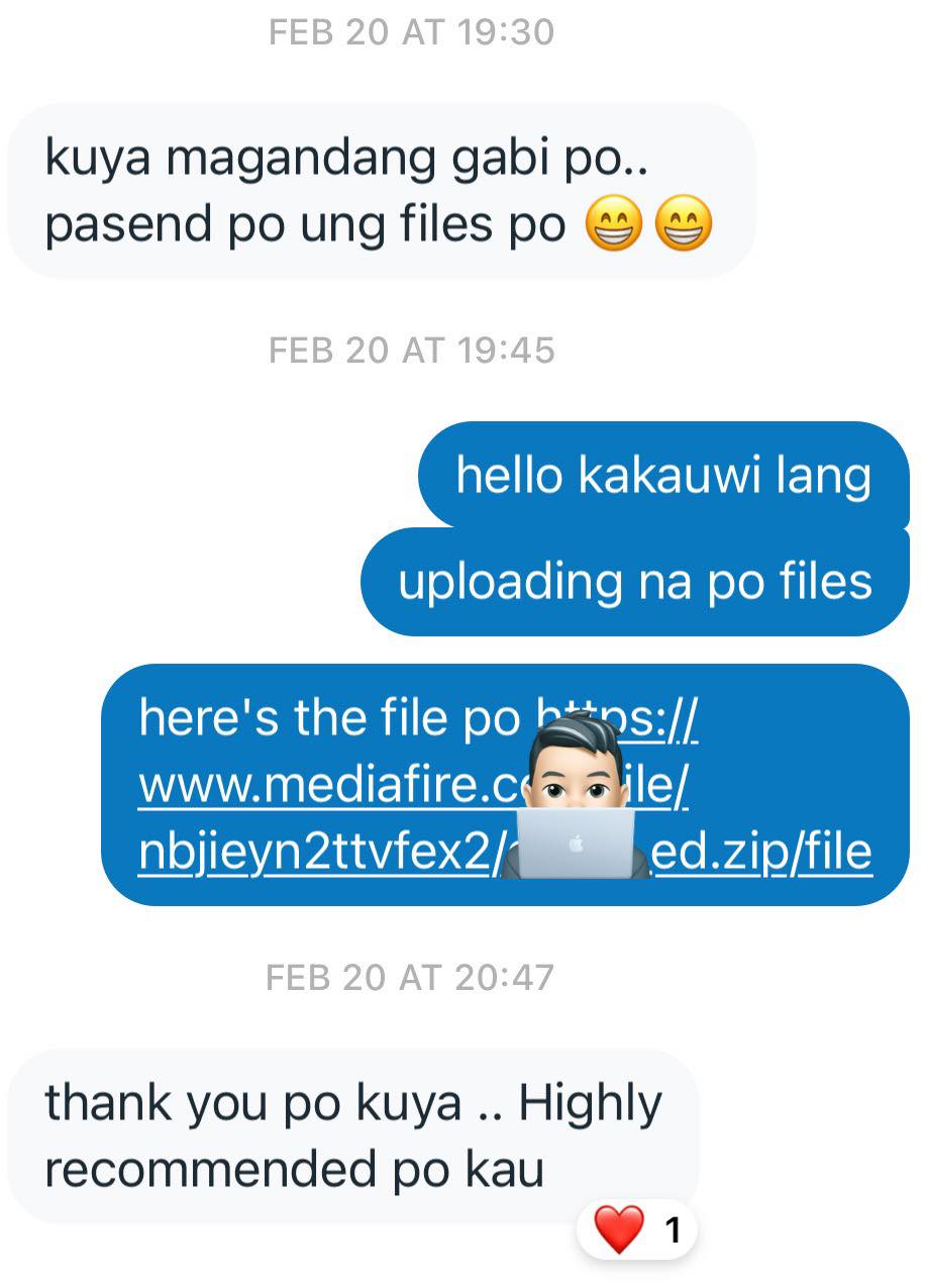 Client Feedback 1